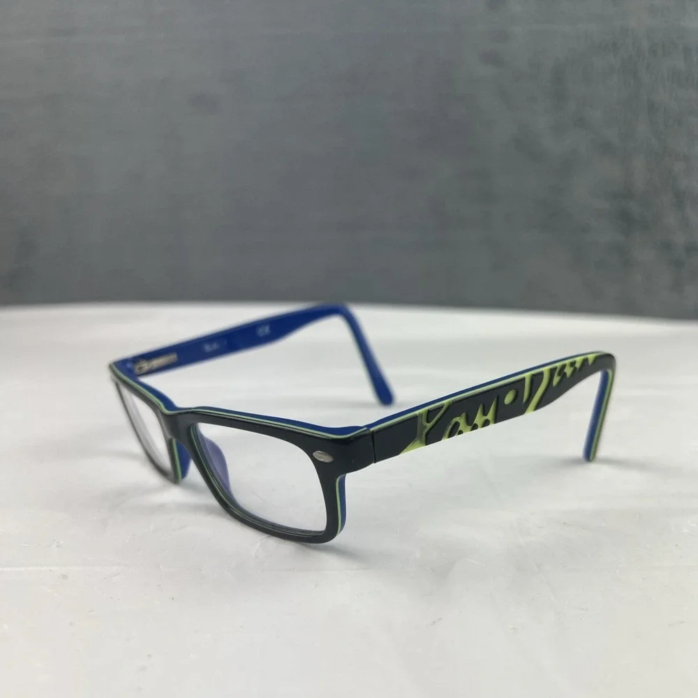 Ray-Ban Eyeglasses Authentic Frames RB 1535 3600 46 [] 16 130 MM Blue Neon Green